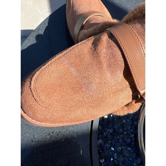 Vionic Kailen Women Faux Shearling Mule Orthotic Insole Arch Support Size 10 - Picture 9 of 10